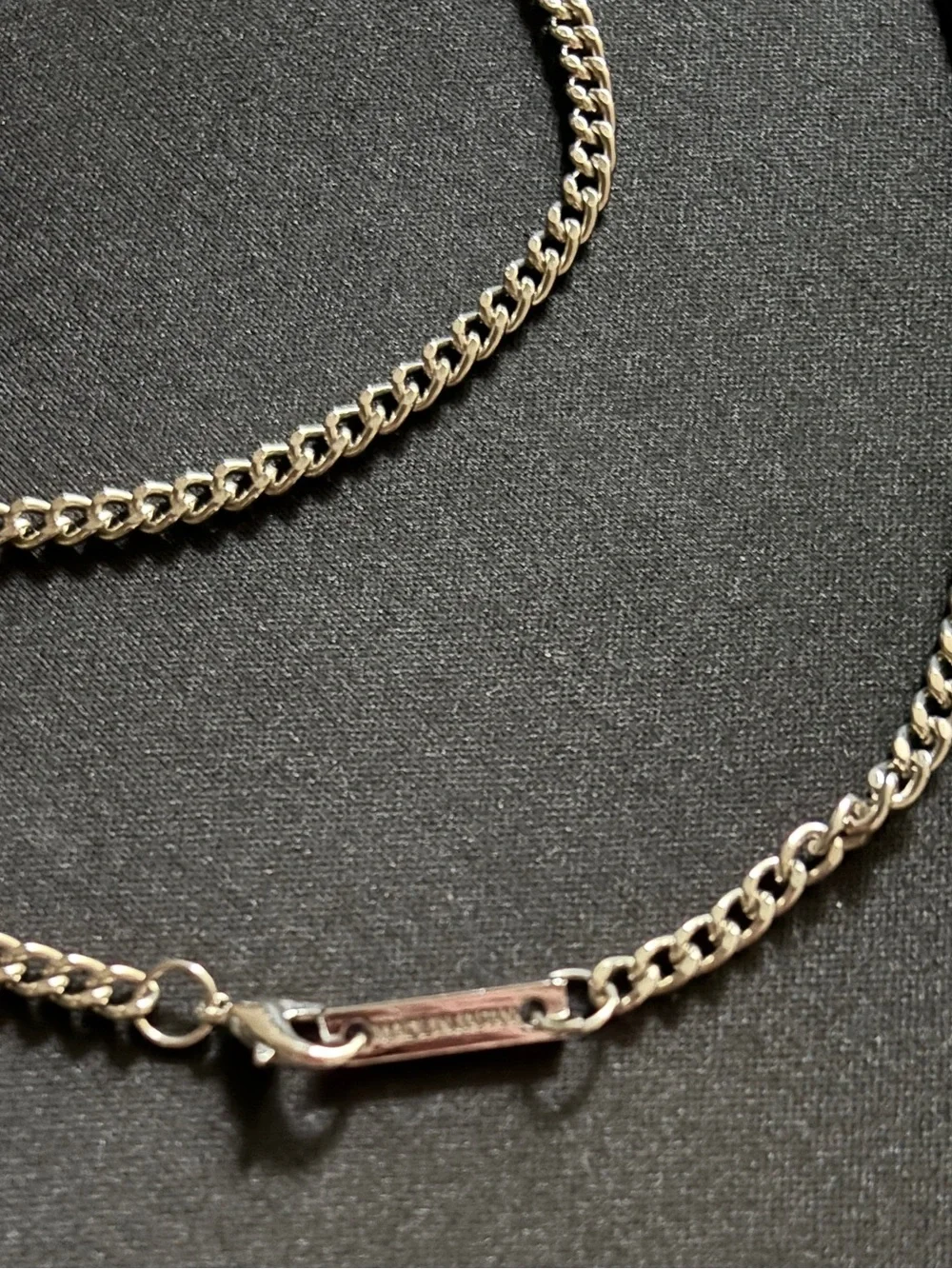 Ambush Silver Logo Lighter Case Necklace
